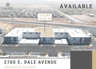 Plus de détails pour 3780 E Dale Ave, Henderson, NV - Industriel/Logistique à vendre