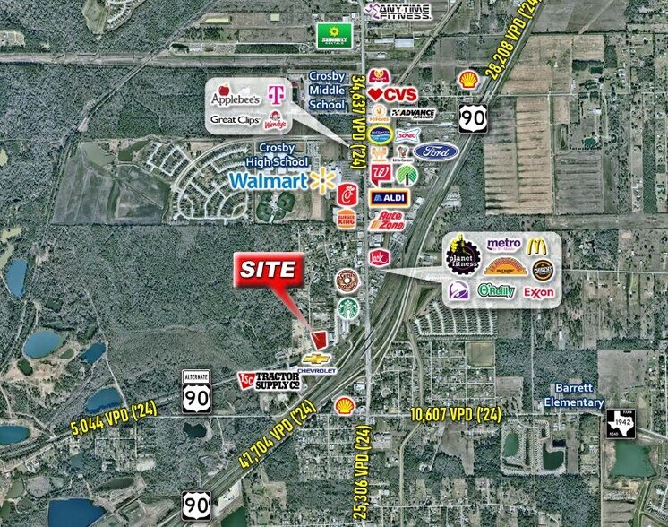 1921 Highway 90, Crosby, TX à vendre - Photo principale – Image 1 sur 2
