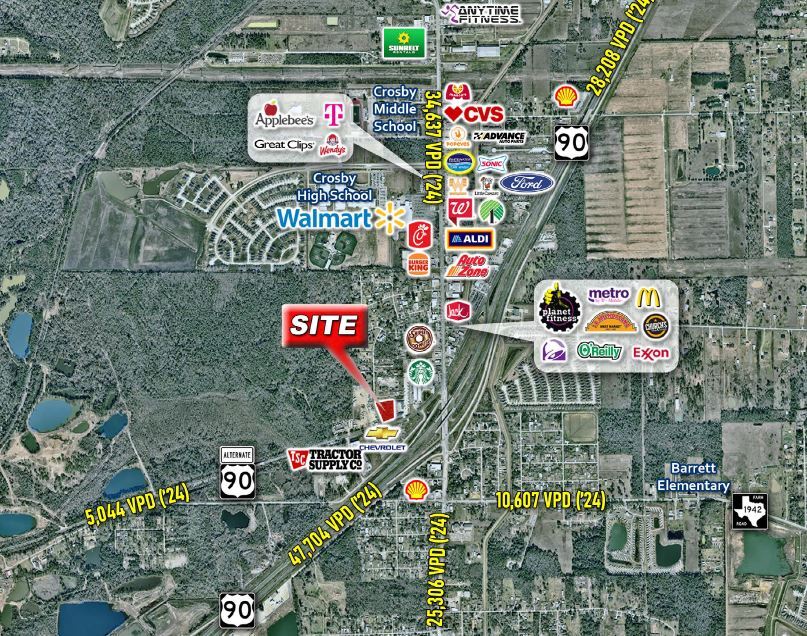 1921 Highway 90, Crosby, TX à vendre Photo principale– Image 1 sur 3