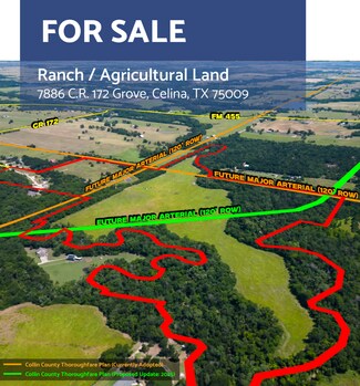 Plus de détails pour 7886 County Road 172, Celina, TX - Terrain à vendre