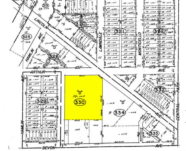 6500 N Lincoln Ave, Lincolnwood, IL à vendre - Plan cadastral – Image 2 sur 10