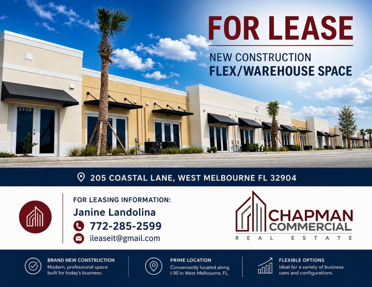 205 Coastal Ln, West Melbourne, FL à louer - Photo de l’immeuble – Image 2 sur 9