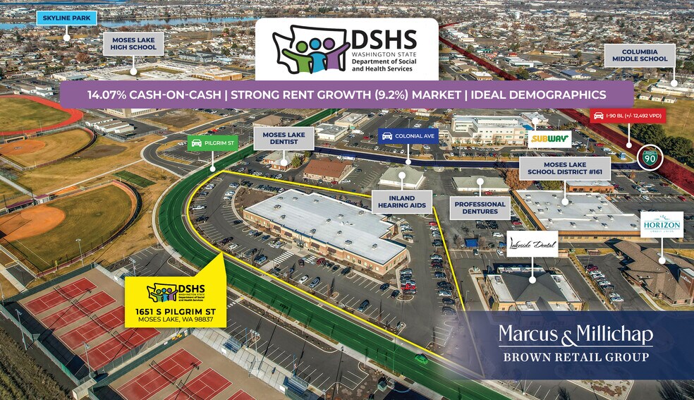 1651 S Pilgrim St, Moses Lake, WA à vendre - Photo de l’immeuble – Image 1 sur 5