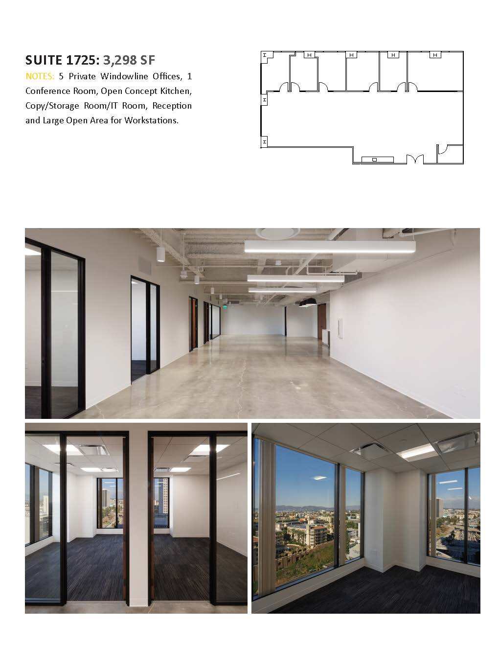 915 Wilshire Blvd, Los Angeles, CA à louer Plan d’étage– Image 1 sur 1