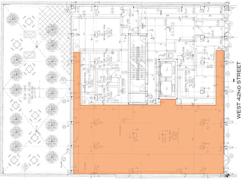 521 W 42nd St, New York, NY à louer - Plan d’étage – Image 2 sur 2