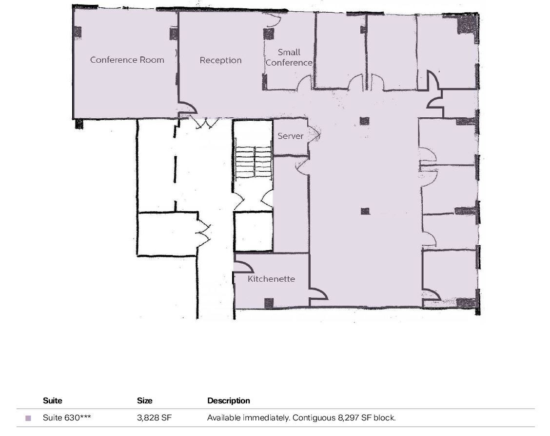 8120 Woodmont Ave, Bethesda, MD à louer Plan d’étage– Image 1 sur 1