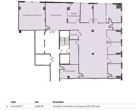 8120 Woodmont Ave, Bethesda, MD à louer Plan d’étage– Image 1 sur 1