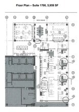 1200 Av Mcgill College, Montréal, QC à louer Plan d’étage– Image 1 sur 2