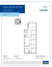 8554 Katy Fwy, Houston, TX à louer Plan d’étage– Image 1 sur 1