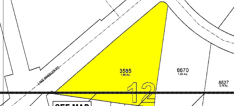 1519 Lake Wheeler Rd, Raleigh, NC à louer - Plan cadastral – Image 3 sur 3