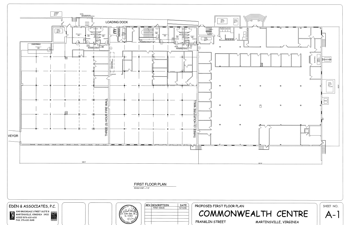 300 Franklin St, Martinsville, VA à louer Plan d’étage– Image 1 sur 1