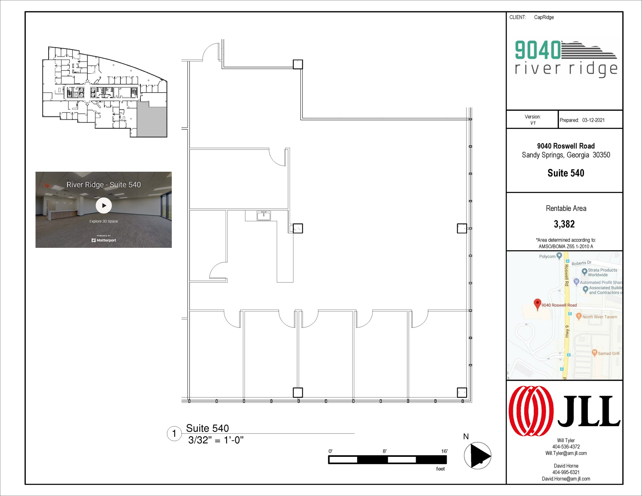 9040 Roswell Rd, Atlanta, GA à louer Plan d’étage– Image 1 sur 1