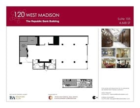 120 W Madison St, Chicago, IL à louer Plan d’étage– Image 1 sur 1
