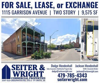 Plus de détails pour 1115 Garrison Ave, Fort Smith, AR - Local commercial à louer