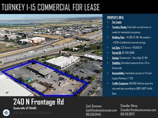 Plus de détails pour 240 N Frontage Rd, Centerville, UT - Local commercial à louer