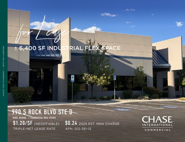 990 S Rock Blvd, Reno, NV à louer - Photo de l’immeuble – Image 1 sur 15
