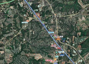 100-130 Allawood Ct, Simpsonville, SC - VUE AÉRIENNE  vue de carte
