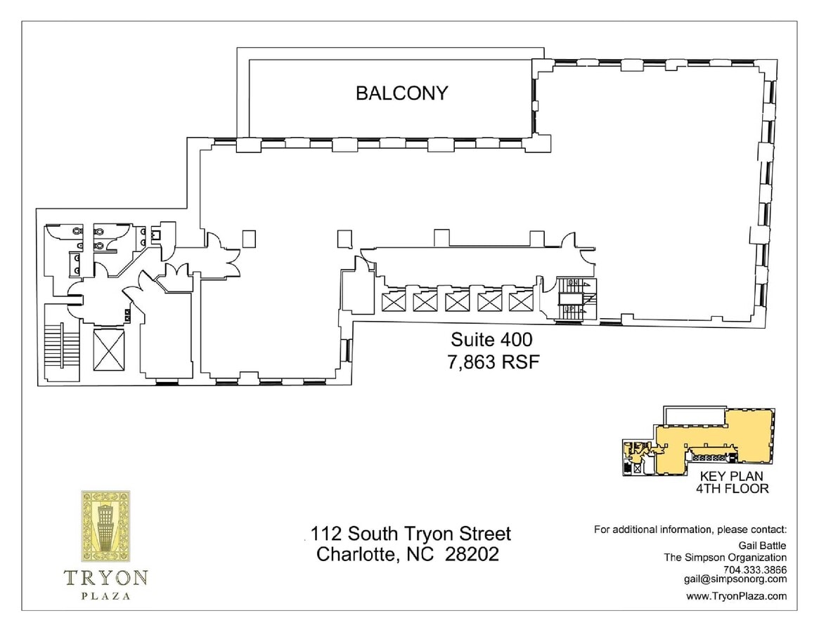 112 S Tryon St, Charlotte, NC 28202 - Lot 400 - - Plan d’étage - Image 1 of 1