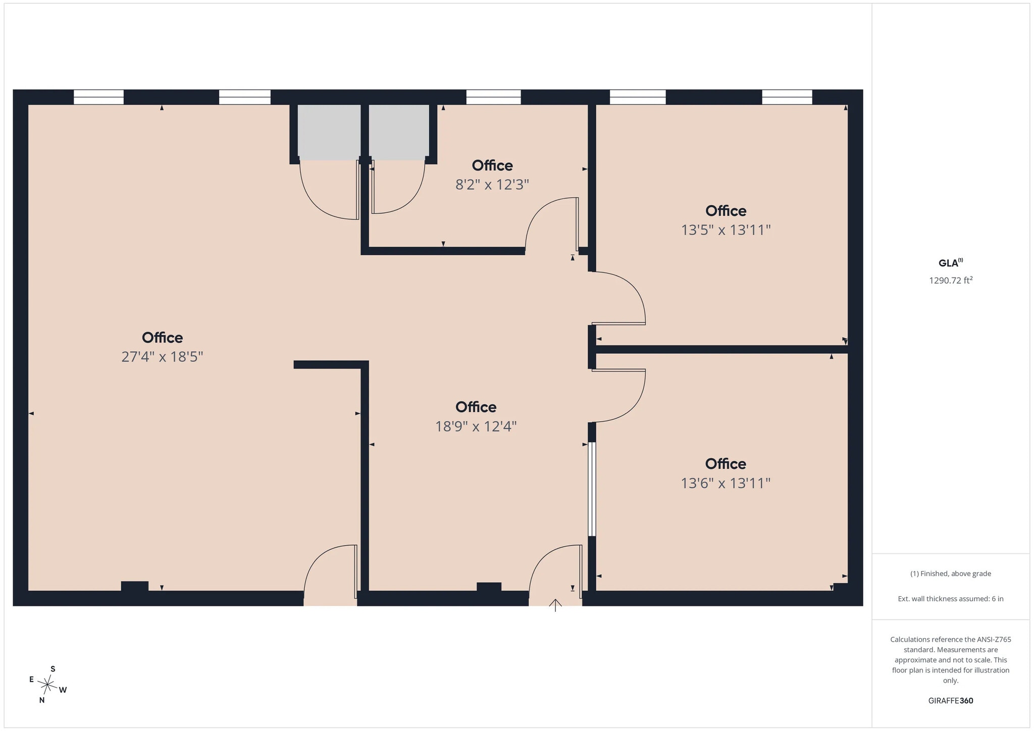 1240 West Chester Pike, West Chester, PA à louer Plan d’étage– Image 1 sur 5