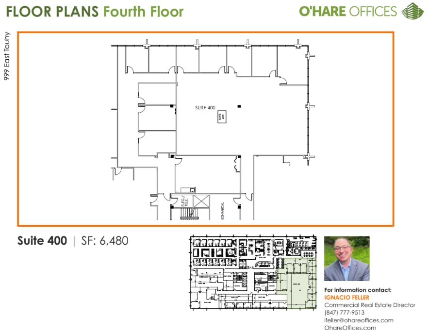 999 E Touhy Ave, Des Plaines, IL à louer Plan d’étage– Image 1 sur 2