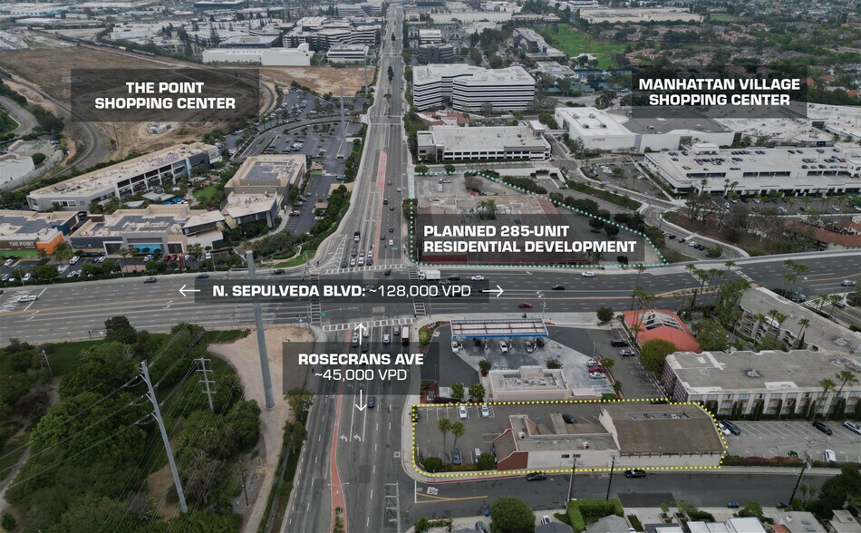 3621 N Sepulveda Blvd, Manhattan Beach, CA à louer - Aérien – Image 3 sur 4