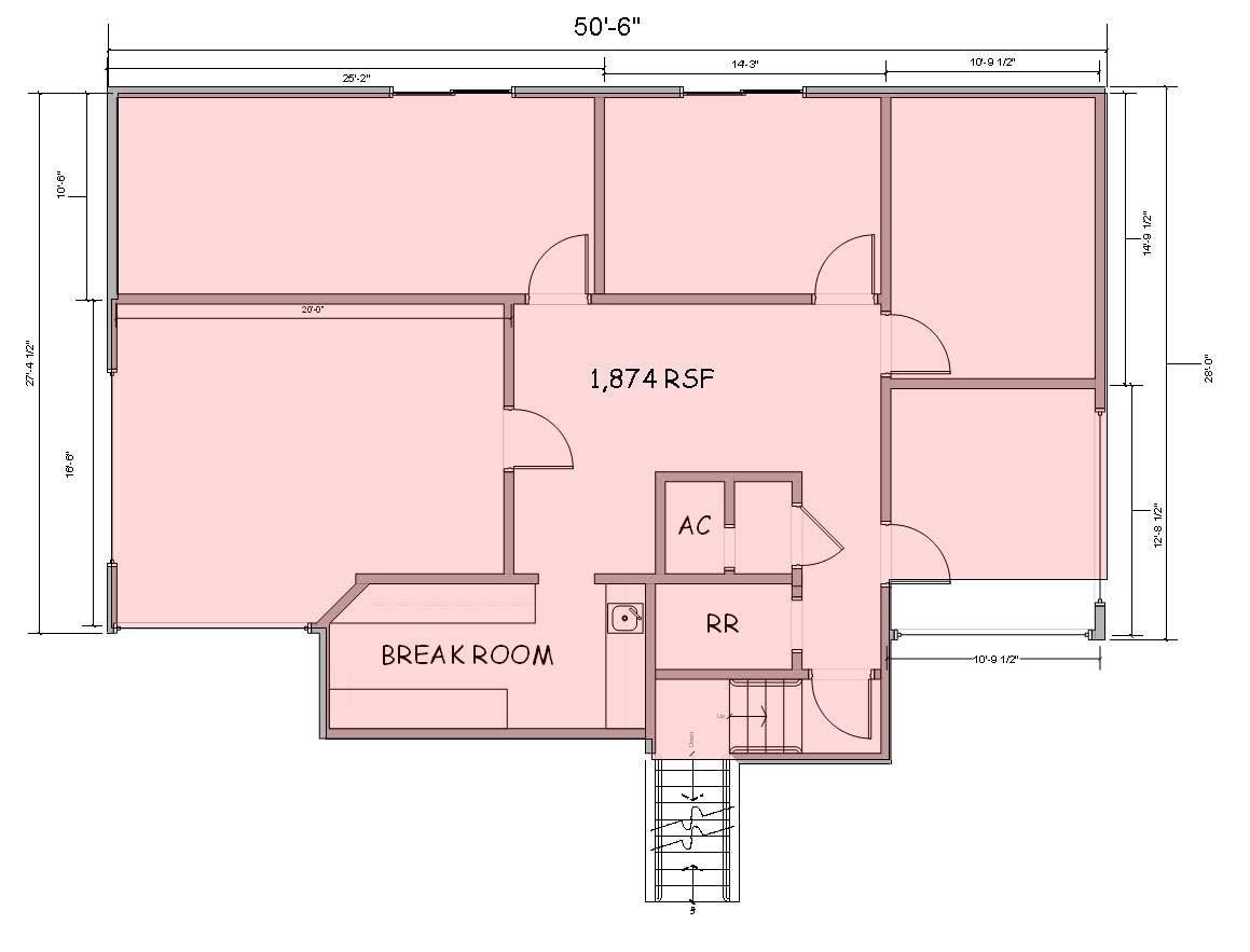 8826 Goodbys Executive Dr, Jacksonville, FL à louer Plan d’étage– Image 1 sur 1