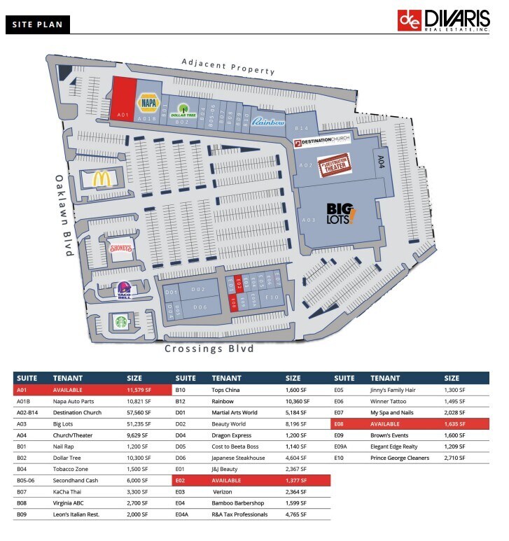 5200-5260 Oaklawn Blvd, Hopewell, VA à louer Photo principale– Image 1 sur 1