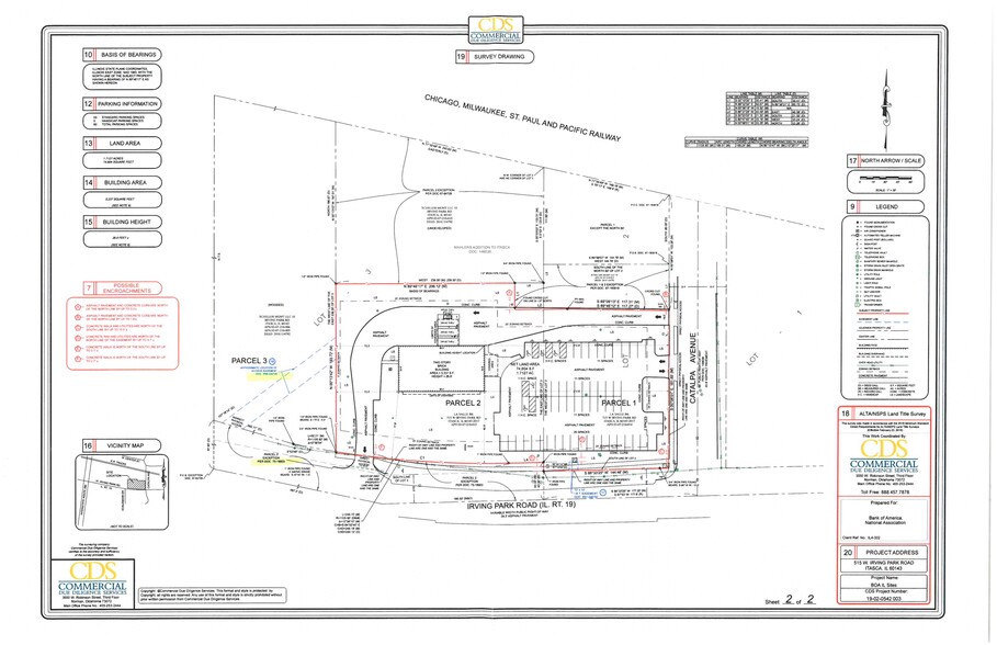 515 W Irving Park Rd, Itasca, IL à louer - Plan de site – Image 2 sur 2