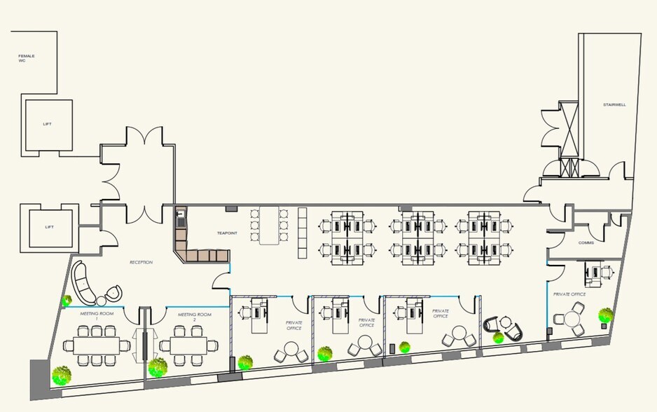 30 King St, Londres à louer - Plan d’étage – Image 3 sur 3