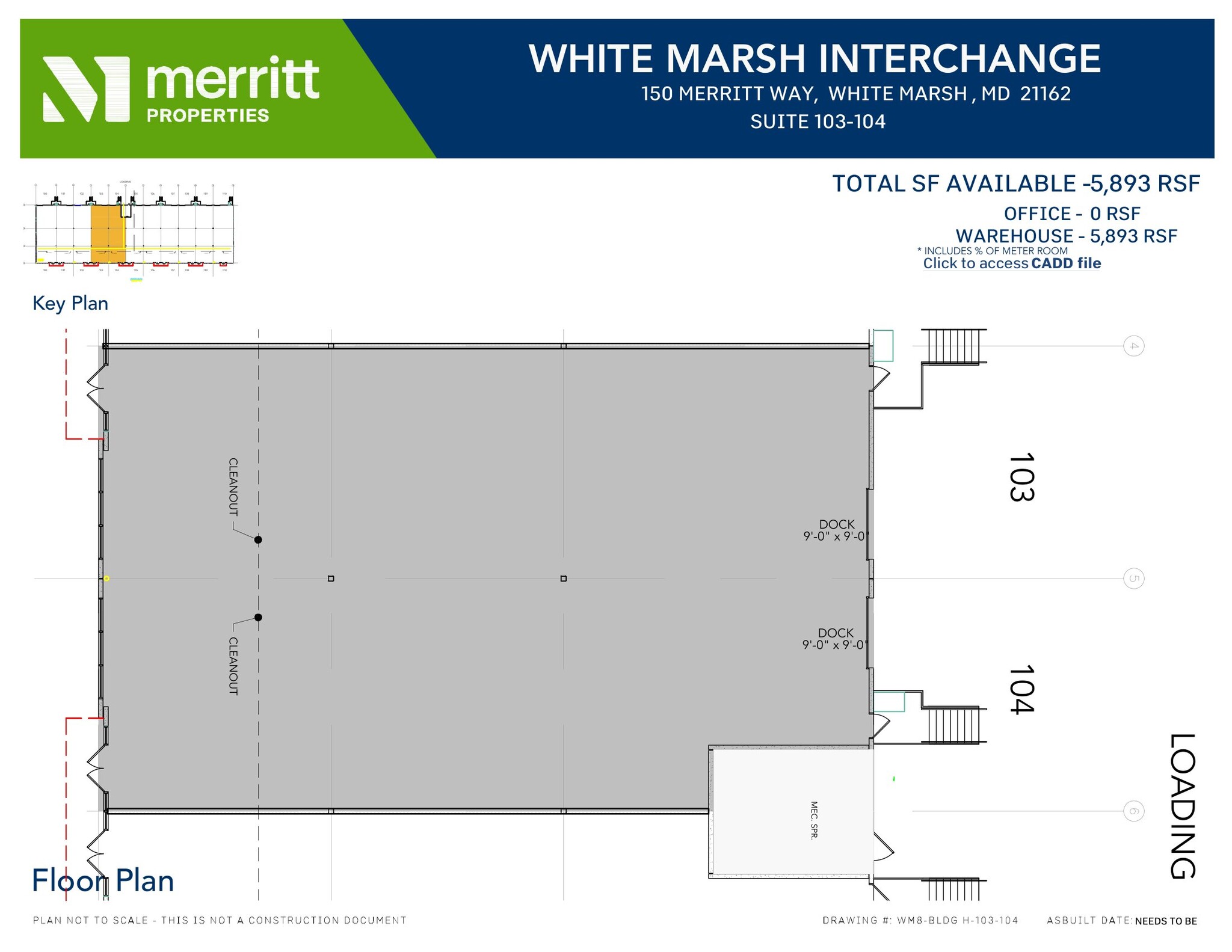 135 Merritt Way, White Marsh, MD à louer Plan d’étage– Image 1 sur 1