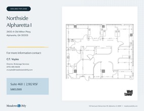 3400 Old Milton Pky, Alpharetta, GA à louer Plan de site– Image 1 sur 2