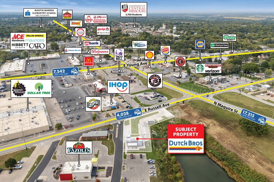 325 E Russell Ave, Warrensburg, MO à vendre - Photo de l’immeuble – Image 3 sur 8