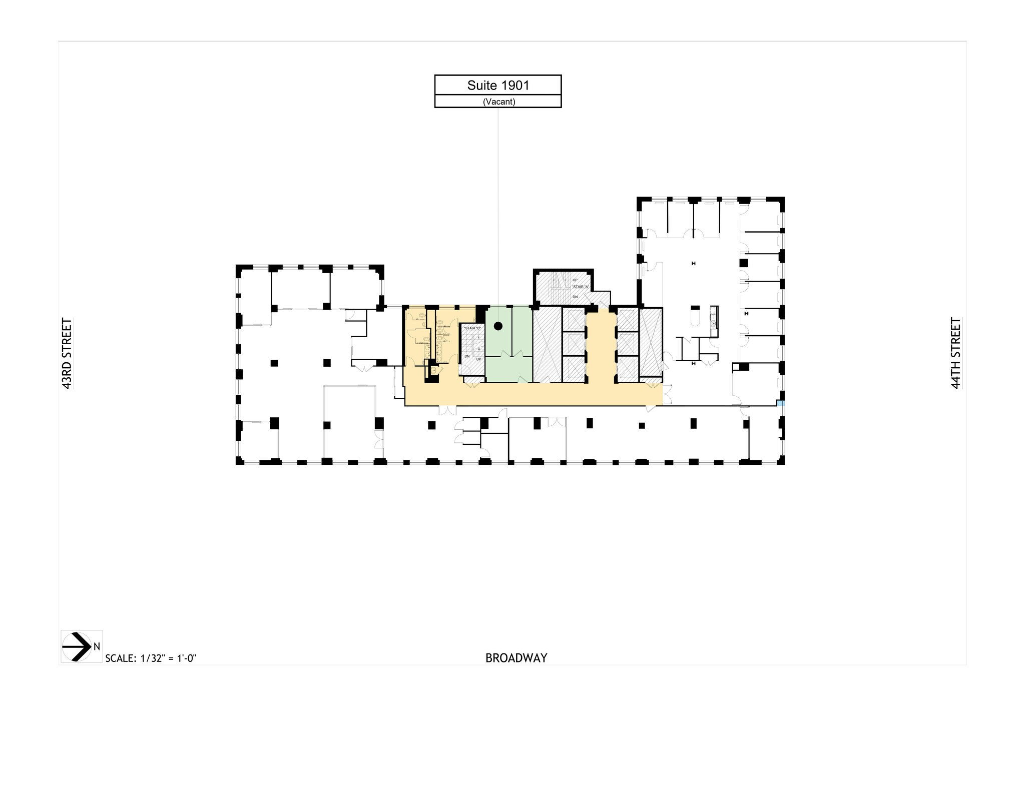 1501 Broadway, New York, NY à louer Plan de site– Image 1 sur 3