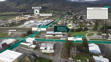 332 E 5th Ave, Riddle, OR - VUE AÉRIENNE vue de carte