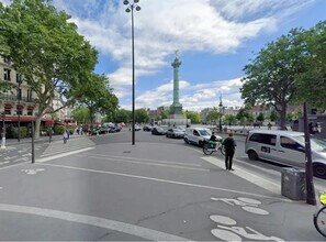 Paris - Vue aérienne  vue de carte