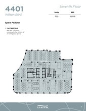 4401 Wilson Blvd, Arlington, VA à louer Plan d’étage– Image 1 sur 1