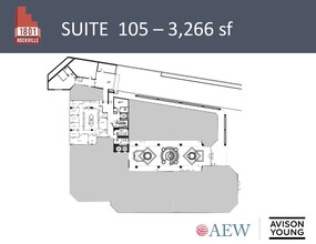 1801 Rockville Pike, Rockville, MD à louer Plan d’étage– Image 1 sur 1