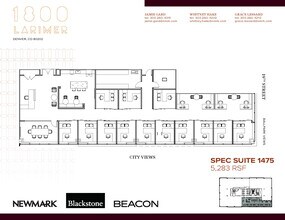 1800 Larimer St, Denver, CO à louer Plan d’étage– Image 1 sur 1