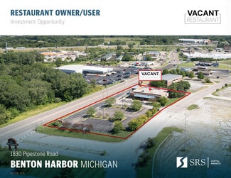 Plus de détails pour 1830 Pipestone Rd, Benton Harbor, MI - Local commercial à vendre