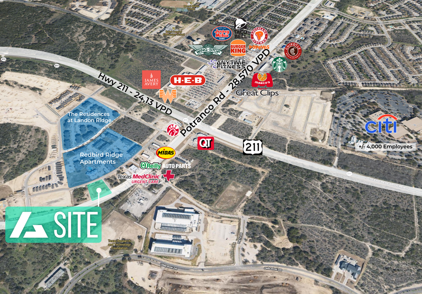 14633 Potranco Rd, San Antonio, TX à louer - Aérien – Image 1 sur 4