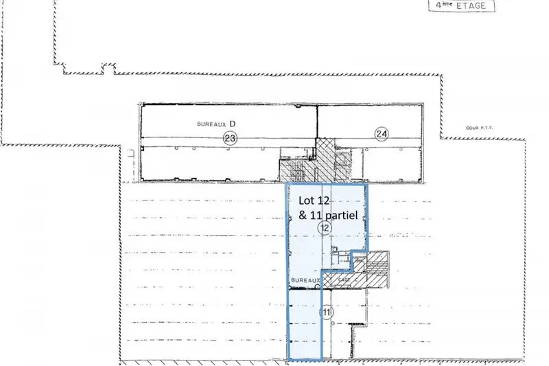 Bureau dans Massy à louer Plan d’étage– Image 1 sur 1