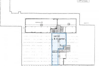 Bureau dans Massy à louer Plan d’étage– Image 1 sur 1