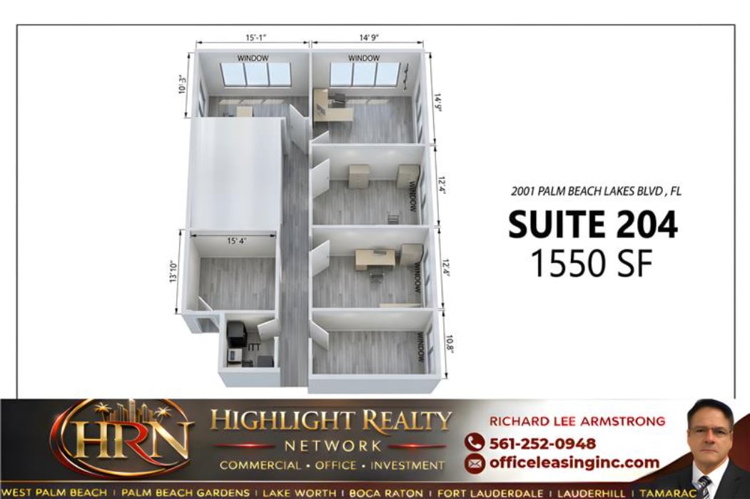 2001 Palm Beach Lakes Blvd, West Palm Beach, FL à louer Photo intérieure– Image 1 sur 1