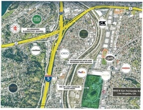 1803 N San Fernando Rd, Los Angeles, CA - Vue aérienne  vue de carte