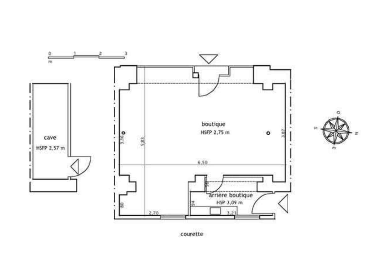 197 Rue De La Croix Nivert, Paris à louer Plan d’étage type– Image 1 sur 1