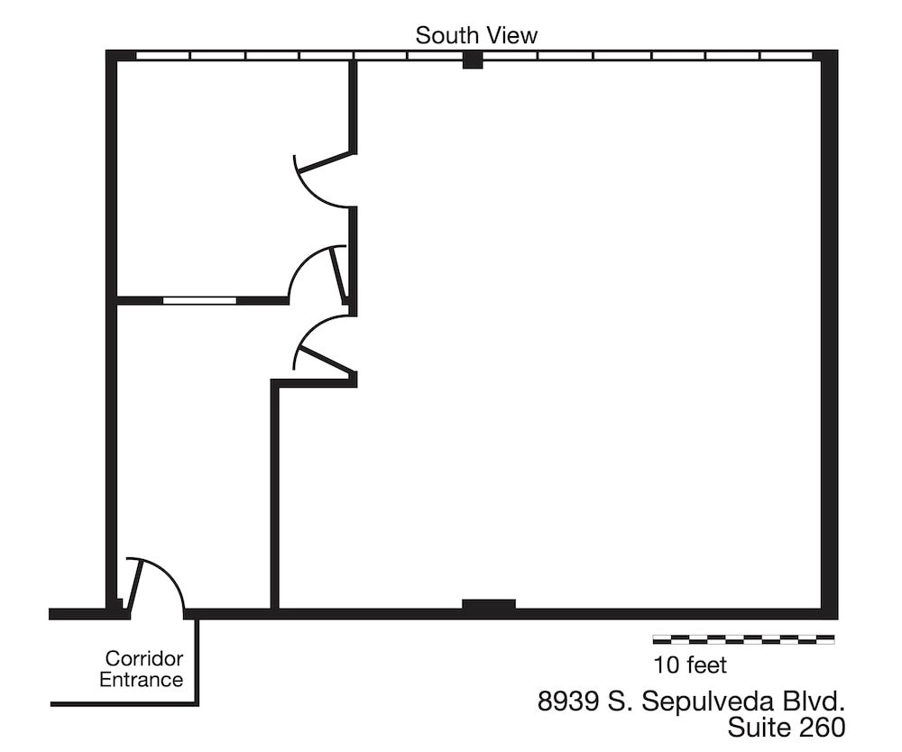 8929-8939 S Sepulveda Blvd, Los Angeles, CA à louer Plan d’étage– Image 1 sur 2