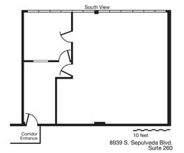 8929-8939 S Sepulveda Blvd, Los Angeles, CA à louer Plan d’étage– Image 1 sur 2