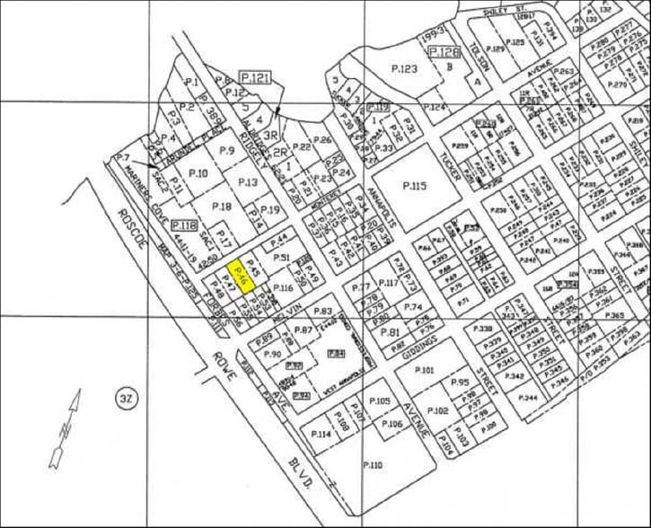 716 Monterey Ave, Annapolis, MD à louer - Plan cadastral – Image 2 sur 8