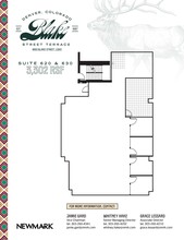 1860 Blake St, Denver, CO à louer Plan d’étage– Image 1 sur 1