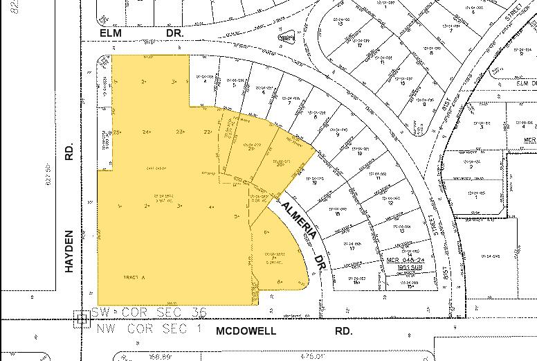 8010 E McDowell Rd, Scottsdale, AZ à louer - Plan cadastral – Image 2 sur 29